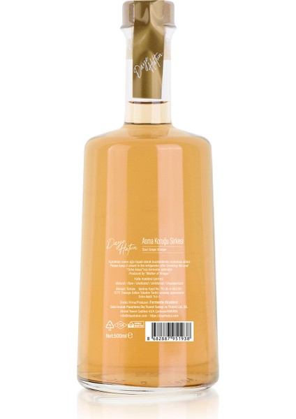 Asma Koruğu Sirkesi / Sour Grape Vinegar