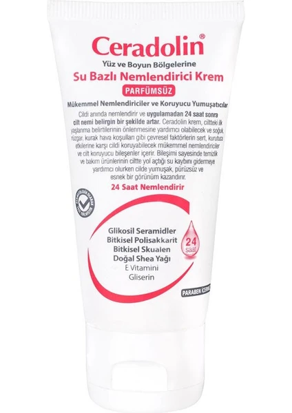 Parfümsüz Su Bazlı 50 ml Nemlendirici Krem