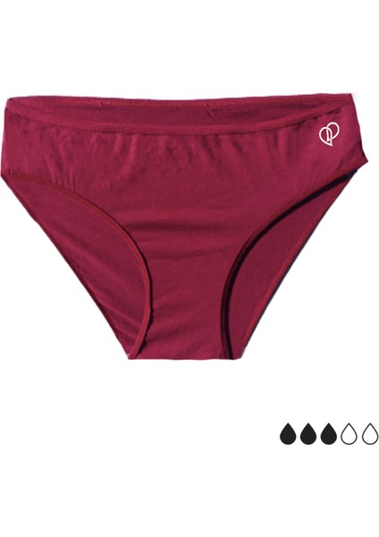 Klasik Bordo Yıkanabilir Regl Külodu fiyatları