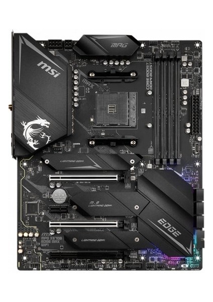 Msı Mpg X570S Edge Max Wıfı Amd X570 Soket Am4 Ddr4 5300(OC)MHZ Atx Gaming (Oyuncu) Anakart