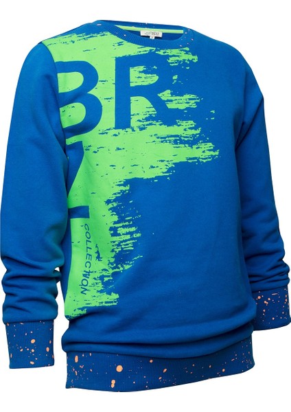 Neon Baskılı Erkek Çocuk Sweatshirt fiyatları