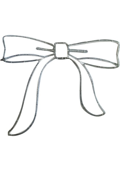 LED Işıklı Fiyonk Yılbaşı Süsü 220V Kırmızı 70X90 cm modelleri