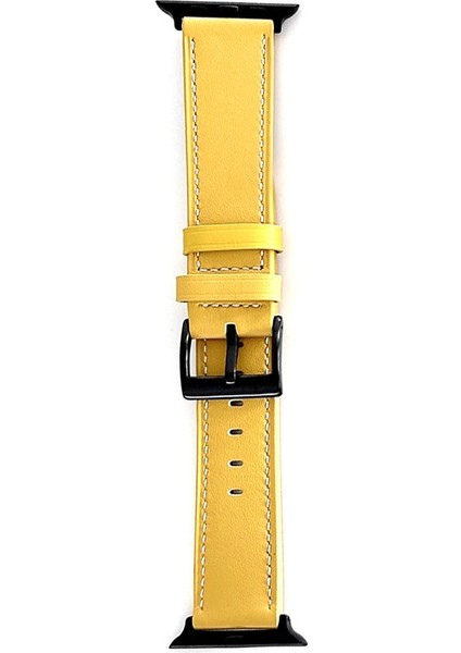 7 45mm / 6 & SE & 5 & 4 44mm için Parlak Saat Kordonu Sarı (Yurt Dışından)