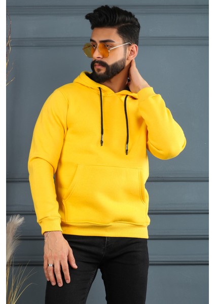 Istwear Sarı Erkek Hoodie