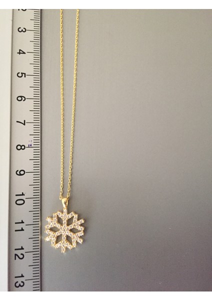 Zetal Jewel Kadın Gümüş Kar Tanesi Kolye fiyatları