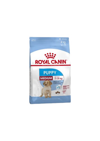 Medium Puppy 4kg Junior Orta Irk Yavru Köpek Maması