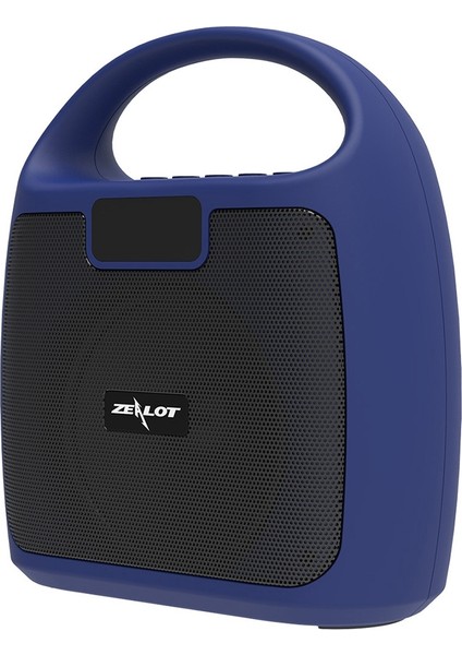 S42 Taşınabilir Fm Radyo Bluetooth Hoparlör (Mavi) (Yurt Dışından)