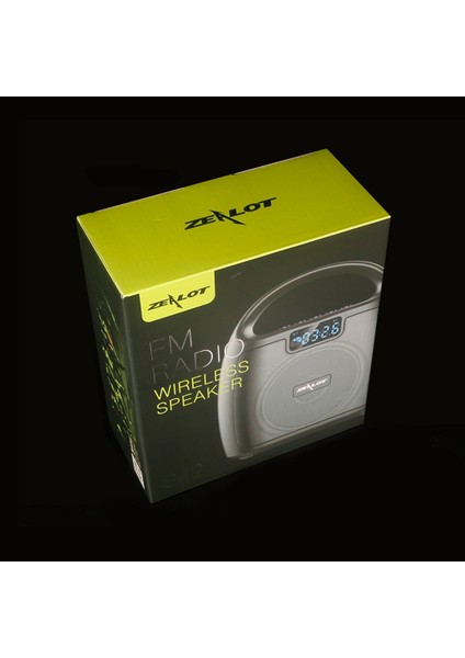 S42 Taşınabilir Fm Radyo Bluetooth Hoparlör (Mavi) (Yurt Dışından)