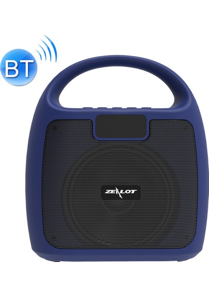 S42 Taşınabilir Fm Radyo Bluetooth Hoparlör (Mavi) (Yurt Dışından)