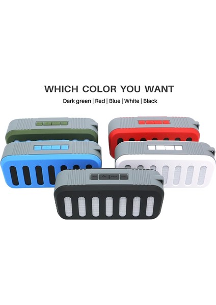 NR-2013 Tws Araba Egzoz Kanalı Şeklinde Bluetooth Hoparlör (Mavi) (Yurt Dışından) fiyatları