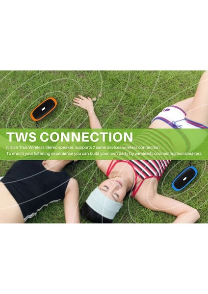 NR-4022 Tws Saplı 2 Renkli Bluetooth Hoparlör (Kırmızı) (Yurt Dışından) fırsatları