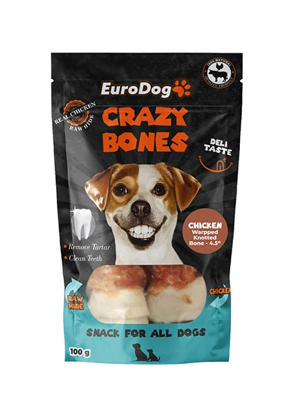 Chick.wrp.knot.bone 4-4,5" Köpek Çiğneme Kemiği 100 gr