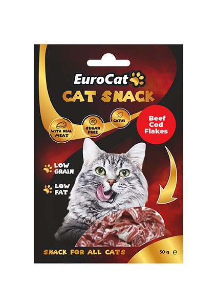 Beef Cod Flakes Kedi Ödül 50 gr