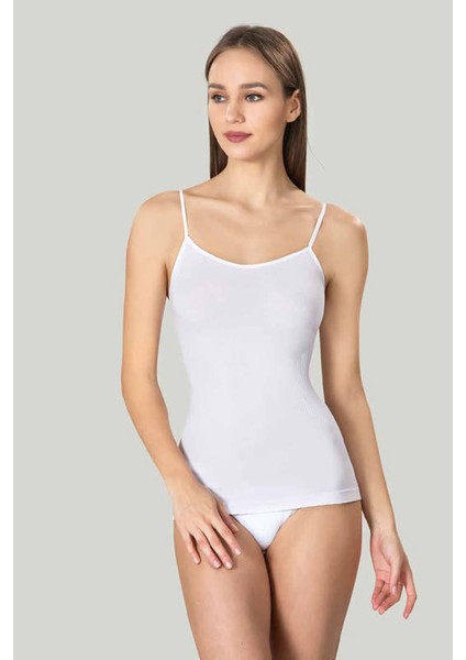 Modal Ince Askılı Korsajlı Atlet 16646