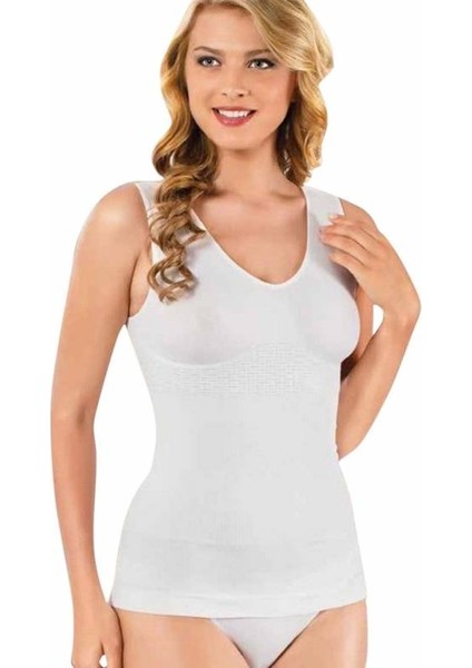 Geniş Askılı Korseli Atlet 6044