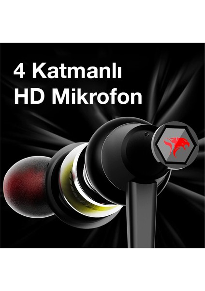 Vx2 Gaming 3.5mm Kulak Içi Mikrofonlu Oyuncu Kulaklığı Gurultu Engelleyici AL-34549 Siyah indirimleri