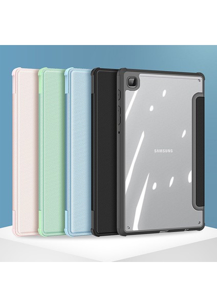 Sm Galaxy Tab A7 Lite T220-T225 Kılıf Mıknatıslı Toby Series Siyah