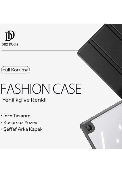 Sm Galaxy Tab A7 Lite T220-T225 Kılıf Mıknatıslı Toby Series Siyah