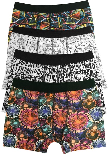 Erkek 6'lı Likralı Boxer