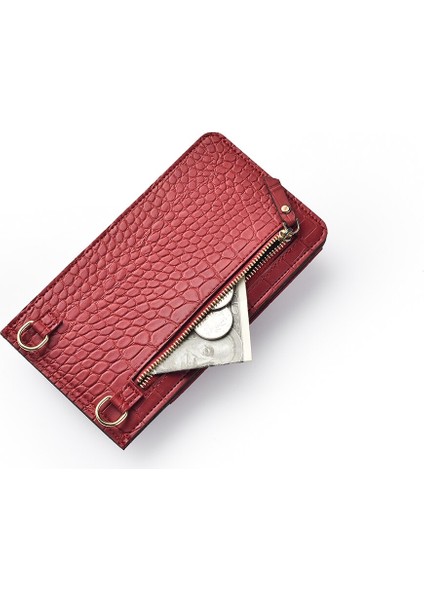 Cüzdan Kadın Timsah Desen Mini Telefon Çantası Kredi Kartı Sahibi Bayan Omuz Çantası Küçük Crossbody Çanta Kadın Cüzdan Poşet (Yurt Dışından) modelleri