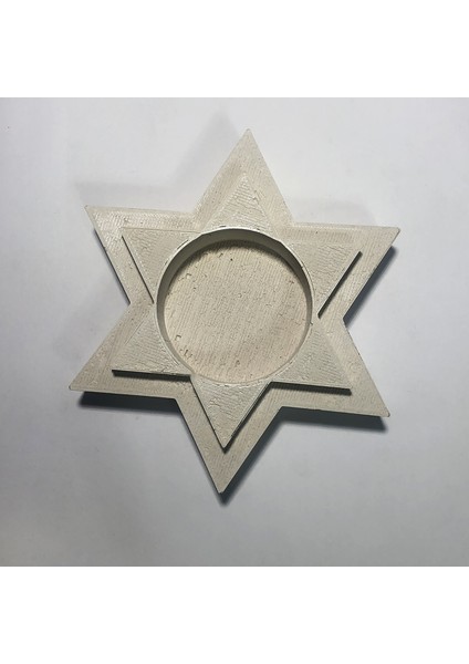 Beton Yıldız Tealight Mumluk