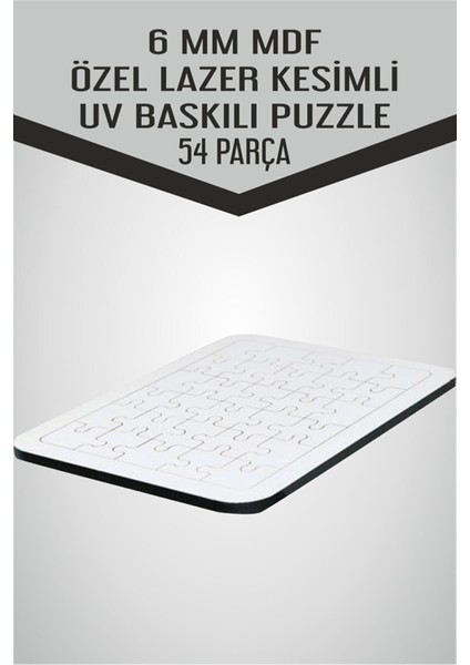 Uzay Astranot ve Gezegenler A4 54 Parça Puzzle, Oyuncak, Yapboz