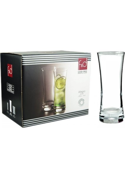 F&d Allegro Meşrubat 6'lı Bardak