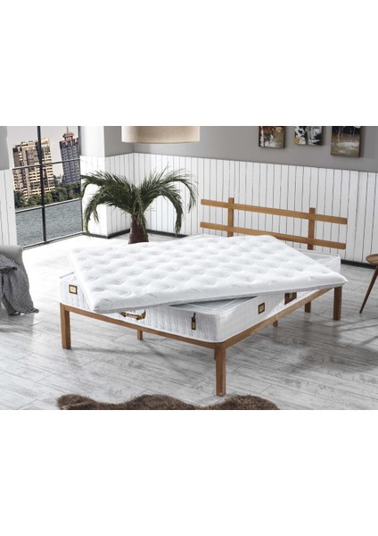 Pascha Fermuarlı Pedli Full Ortopedik Paket Yaylı Yatak