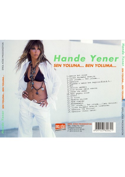 Hande Yener – Sen Yoluna... Ben Yoluma... CD