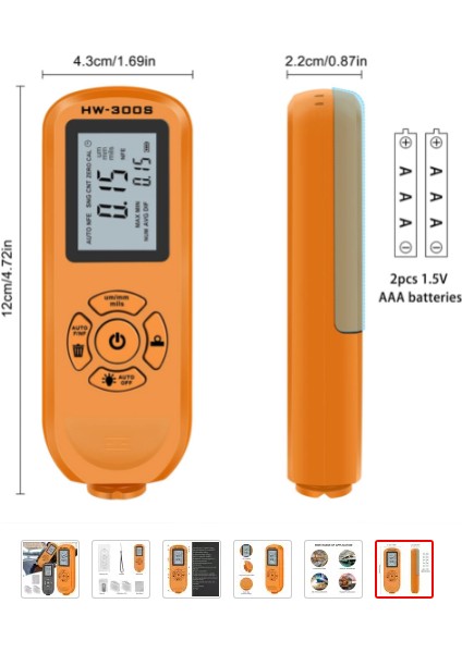 Boya Kalınlık Ölçüm Test Cihazı Oto Boya Macun