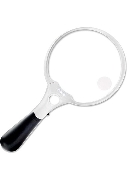 El Işıklı Büyüteç 2x 4x 25X 137 mm Büyük Lens Okuma Büyüteci, Düşük Görme Yardımcıları Içın 3led Takı Büyüteçli (Yurt Dışından) fiyatları