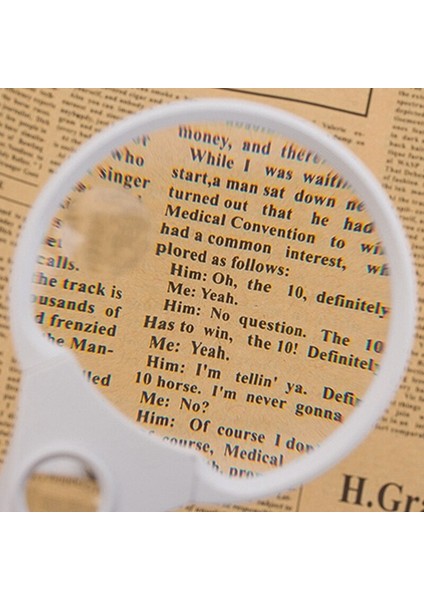 El Işıklı Büyüteç 2x 4x 25X 137 mm Büyük Lens Okuma Büyüteci, Düşük Görme Yardımcıları Içın 3led Takı Büyüteçli (Yurt Dışından) indirimleri