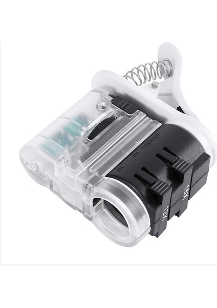7-27X Mini Büyüteç Evrensel Cep Telefonu Büyüteç ile LED Uv Işık Mikroskobu Takı Tanımlama Içın Büyüteçler (Yurt Dışından) fırsatları