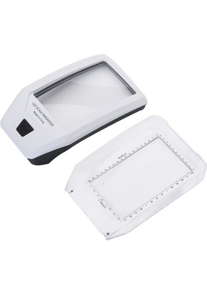 6led ve 2uv Işık ile 3x Işıklı Büyüteç Pulları Tanımlamak Içın Ölçekli Büyüteç Ölçer Antika Para Birimi (Yurt Dışından)
