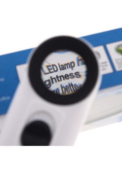 El Açık / Kapalı 40X 3.5mm LED Işık Mikroskop Büyüteç Takı Devre Kartları Içın Büyüteç Büyüteç Aaa ile (Yurt Dışından)