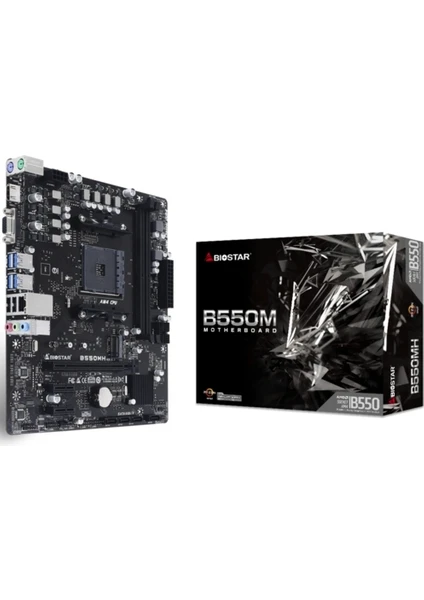 B550MH 4933MHZ Oc S+V+Gl Ddr4 Am4 (mAtx) Anakart