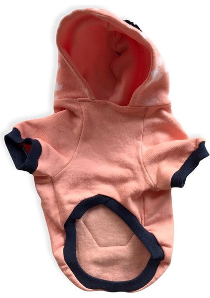 Light Pink Flower Pocket Kapşonlu Sweat By Kemique Köpek Kazağı L indirimleri