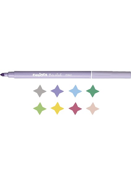 Yıkanabilir Pastel Süper Keçeli Boya Kalemi 8'li fiyatları