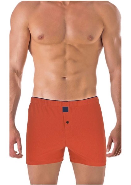 Kiremit Rengi Jersey Penye/örme Boxer