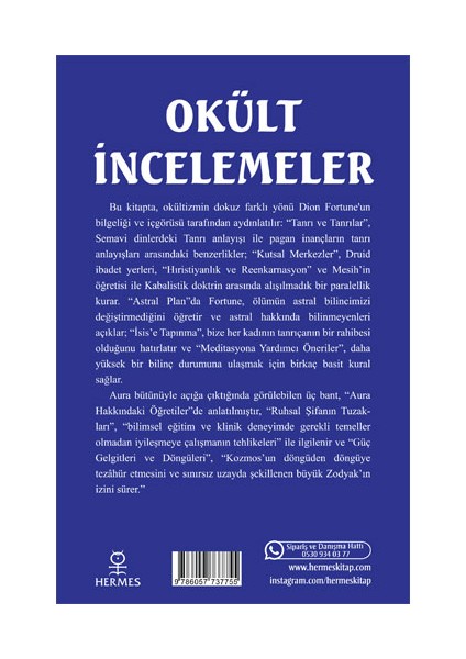 Okült Incelemeler - Dion Fortune fiyatları