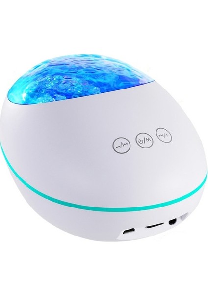 Şanslı Taş Okyanus Projeksiyon Işık LED Atmosfer Işık Beyaz