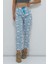 Desenli Içi Pamuklu Pijama Altı Mavi 2