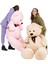 Oyuncak Büyük Boy Kocaman Salaş Puffy Peluş Ayı 2 Metre (200 Cm) Pembe 2