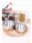 3 Lü Set Paslanmaz Çelik Kaçerola Sütlük ve Sosluk 12-14-16 cm 5