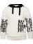 Ekru Renk Baskılı Erkek Çocuk Kapüşonlu Sweatshirt 1