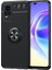 Vivo Y73 2021 Focus Serisi Yüzük Standlı Silikon Kılıf - Siyah 1