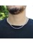 Orta Kalın Kral Zincir 925 Ayar Gümüş Kolye 1