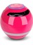 A18 Top Şekli Bluetooth Hoparlör LED Işık (Pembe) (Yurt Dışından) 1