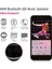 A18 Top Şekli Bluetooth Hoparlör LED Işık (Pembe) (Yurt Dışından) 3