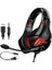 R2 Gaming Mikrofonlu Rgb Oyuncu Kulaklılığı Gurultu Engelleyici Kulaklik AL-34552SIYAH - Kırmızı 1